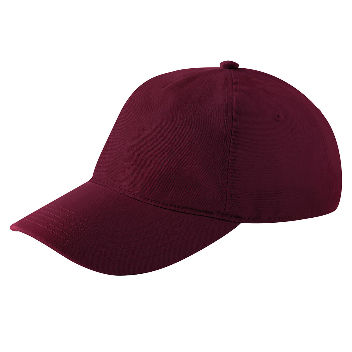 Burgundy - Back - Beechfield Leisure Brushed Cotton Twill Cap