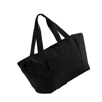 Black - Back - Bagbase Recycled Polyester Bag