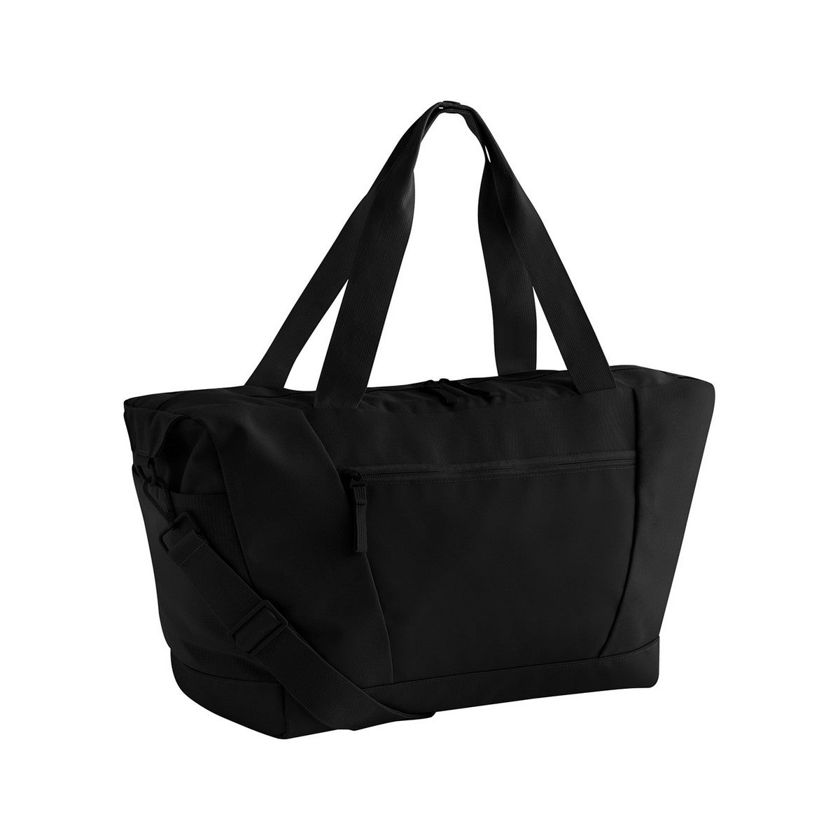 Black - Front - Bagbase Recycled Polyester Bag