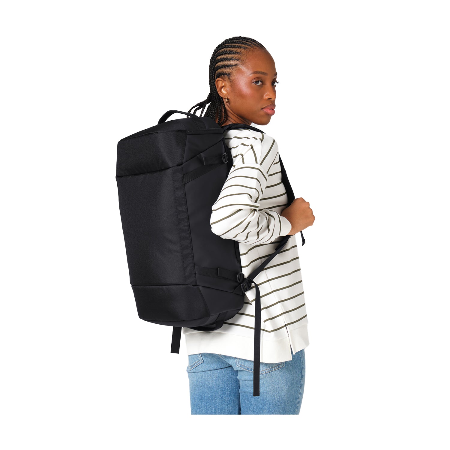 Black - Back - Quadra Zurich Hybrid 35L Holdall