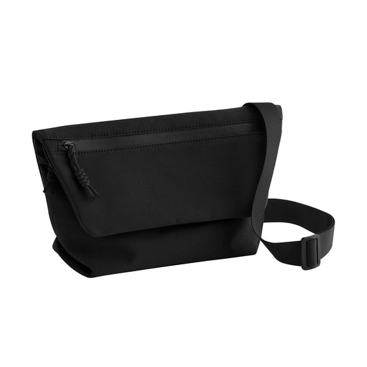 Black - Front - Bagbase Minimal Lifestyle Mini Messenger Bag
