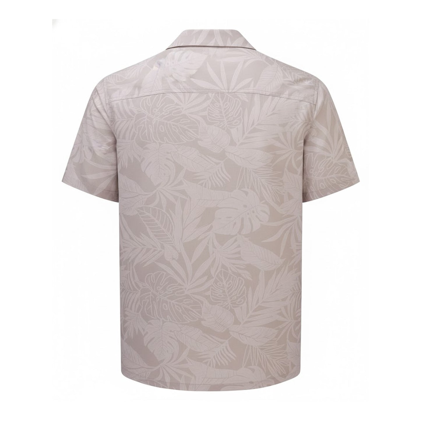 Stone - Back - Wombat Mens Tonal Relaxed Fit Shirt