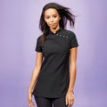 Black - Back - Premier Ladies-Womens *Mika* Tunic - Health Beauty & Spa - Workwear