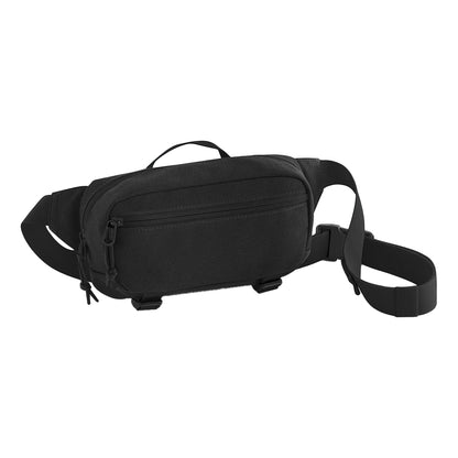 Black - Front - Bagbase Ramble Recycled Polyester Waist Bag