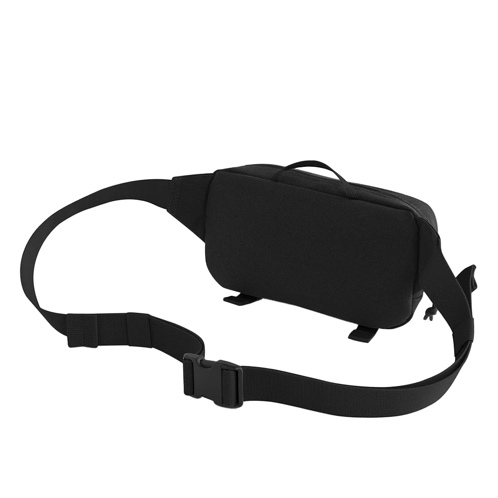 Black - Back - Bagbase Ramble Recycled Polyester Waist Bag
