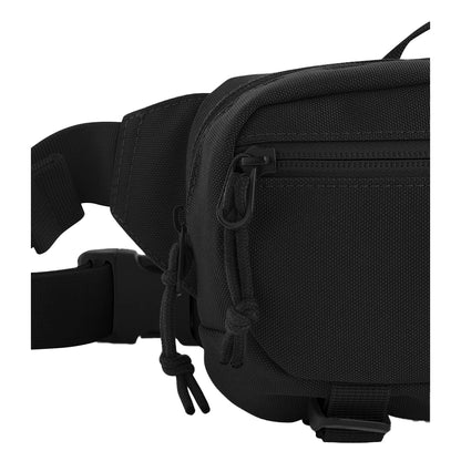 Black - Side - Bagbase Ramble Recycled Polyester Waist Bag