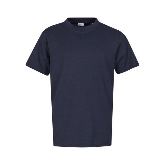 Navy - Front - New Morning Studios Childrens-Kids Basic Regular T-Shirt