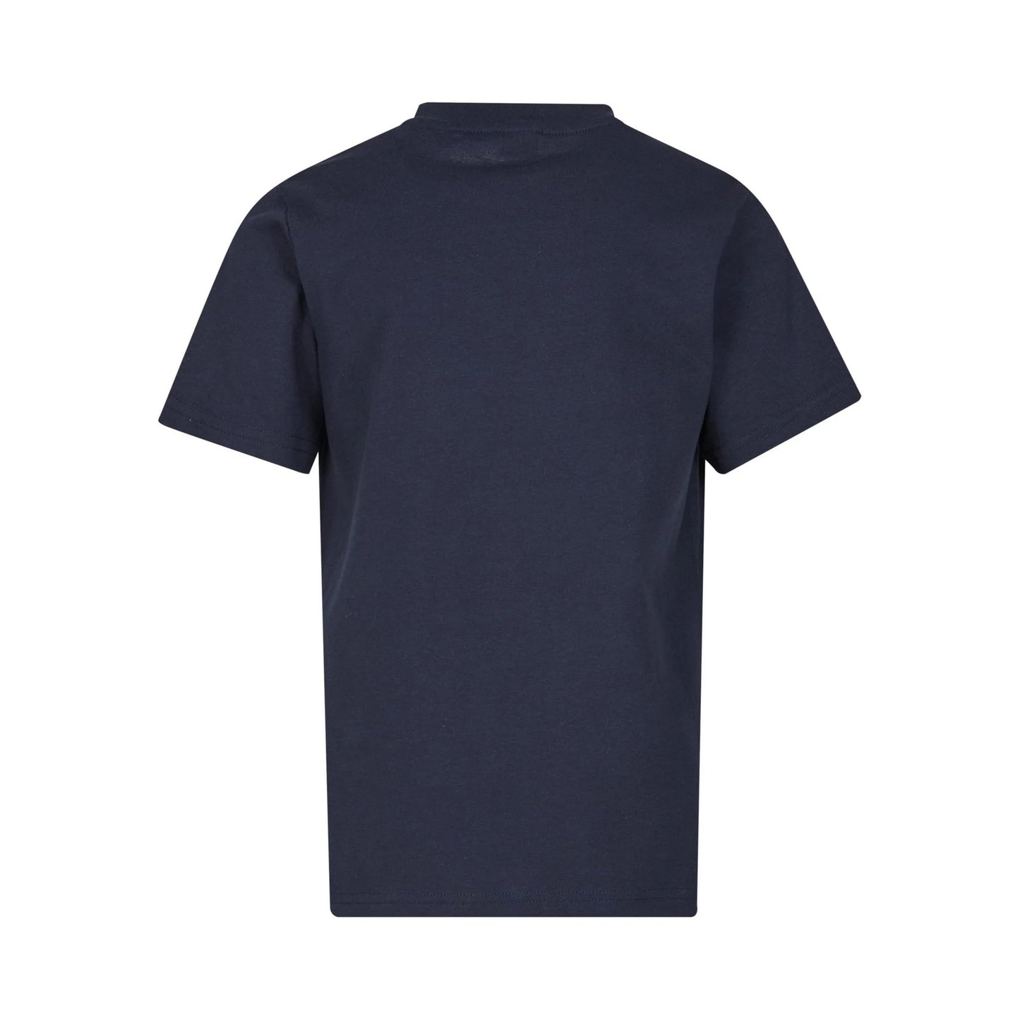 Navy - Back - New Morning Studios Childrens-Kids Basic Regular T-Shirt