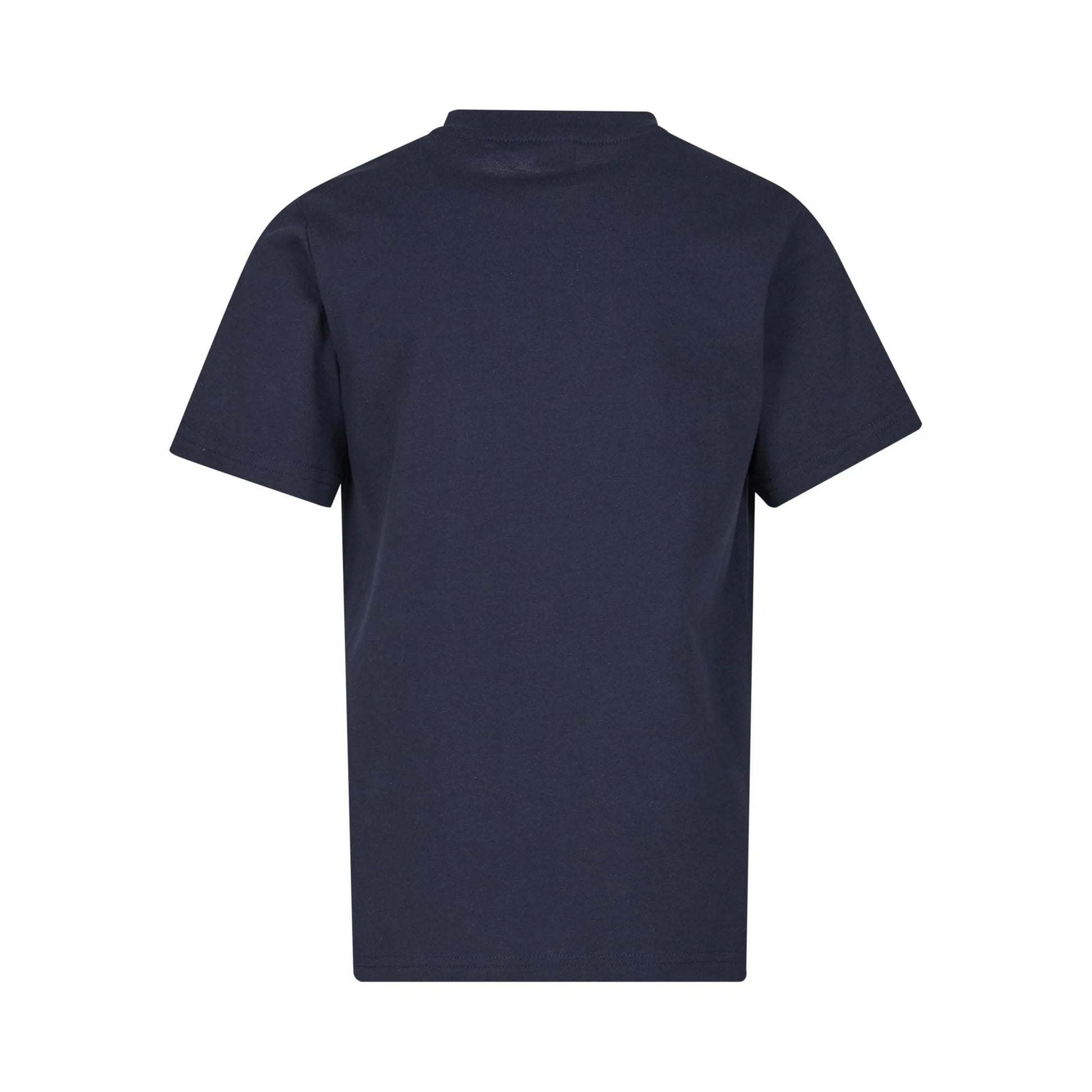 Navy - Back - New Morning Studios Childrens-Kids Basic Regular T-Shirt