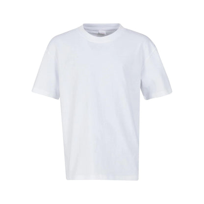 White - Front - New Morning Studios Childrens-Kids Basic Regular T-Shirt