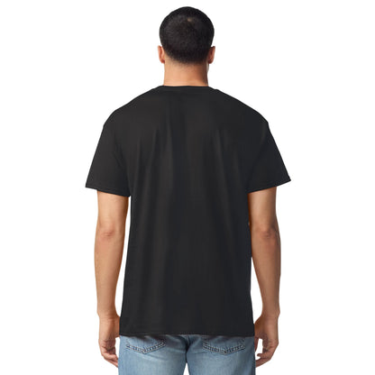Black - Back - Gildan Mens Cotton Lightweight T-Shirt
