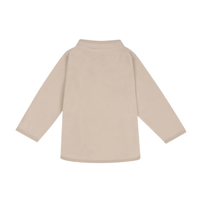 Light Stone - Back - Larkwood Baby Lightweight Half Zip Fleece Top