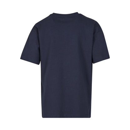 Navy - Back - New Morning Studios Childrens-Kids Oversized T-Shirt