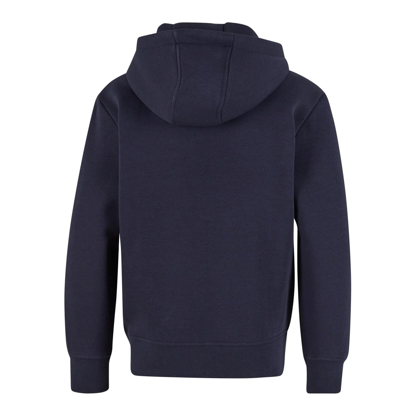 Navy - Back - New Morning Studios Childrens-Kids Oversized Full Zip Hoodie