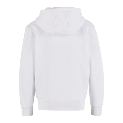 White - Back - New Morning Studios Childrens-Kids Oversized Full Zip Hoodie