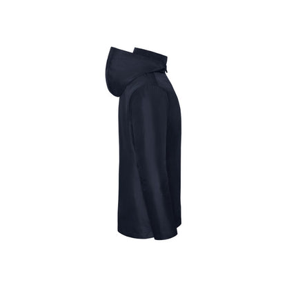 Navy - Side - Russell Collection Mens Essential Weatherproof Shell Jacket