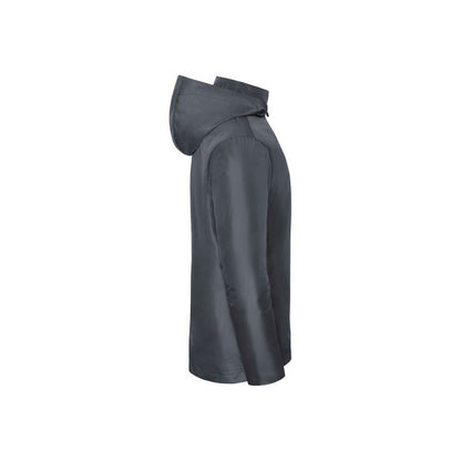 Iron Grey - Side - Russell Collection Mens Essential Weatherproof Shell Jacket