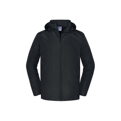 Black - Front - Russell Collection Mens Essential Weatherproof Shell Jacket