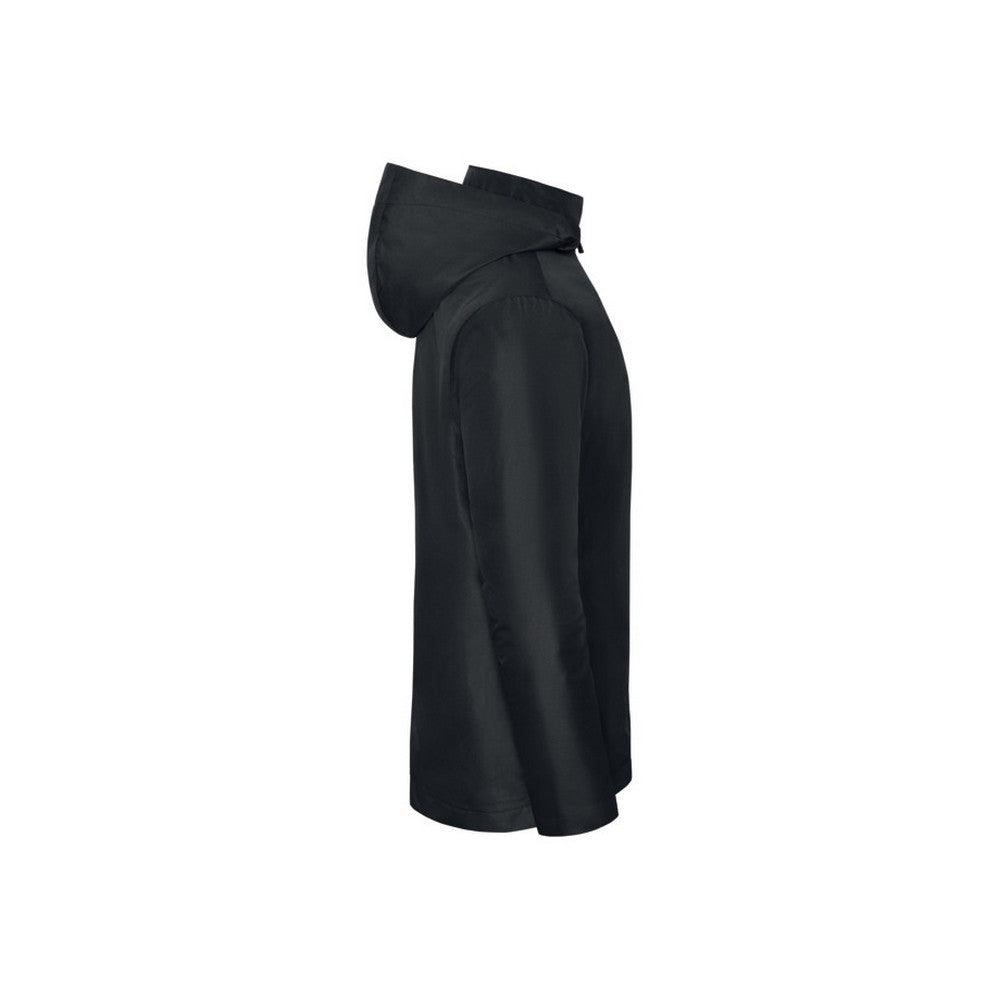 Black - Side - Russell Collection Mens Essential Weatherproof Shell Jacket