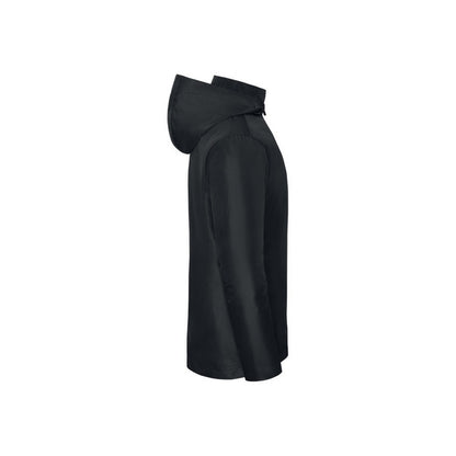 Black - Side - Russell Collection Mens Essential Weatherproof Shell Jacket