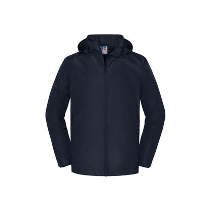 Navy - Front - Russell Collection Mens Essential Weatherproof Shell Jacket