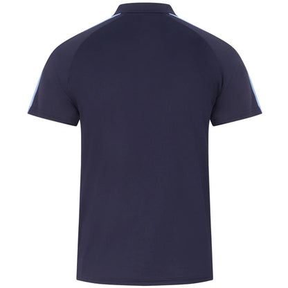 Navy-Sky - Back - Finden & Hales Mens Team Polo Shirt