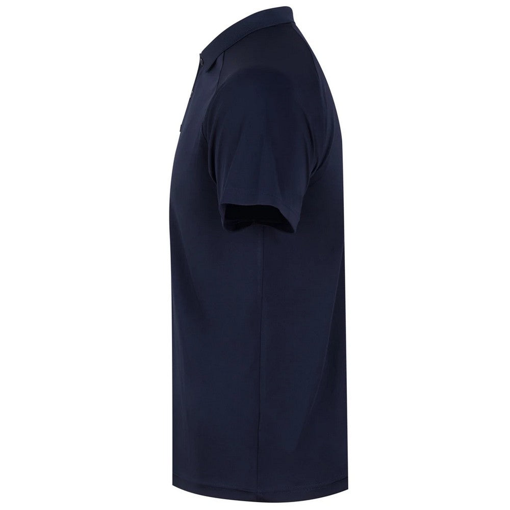 Navy - Side - Finden & Hales Mens Team Polo Shirt