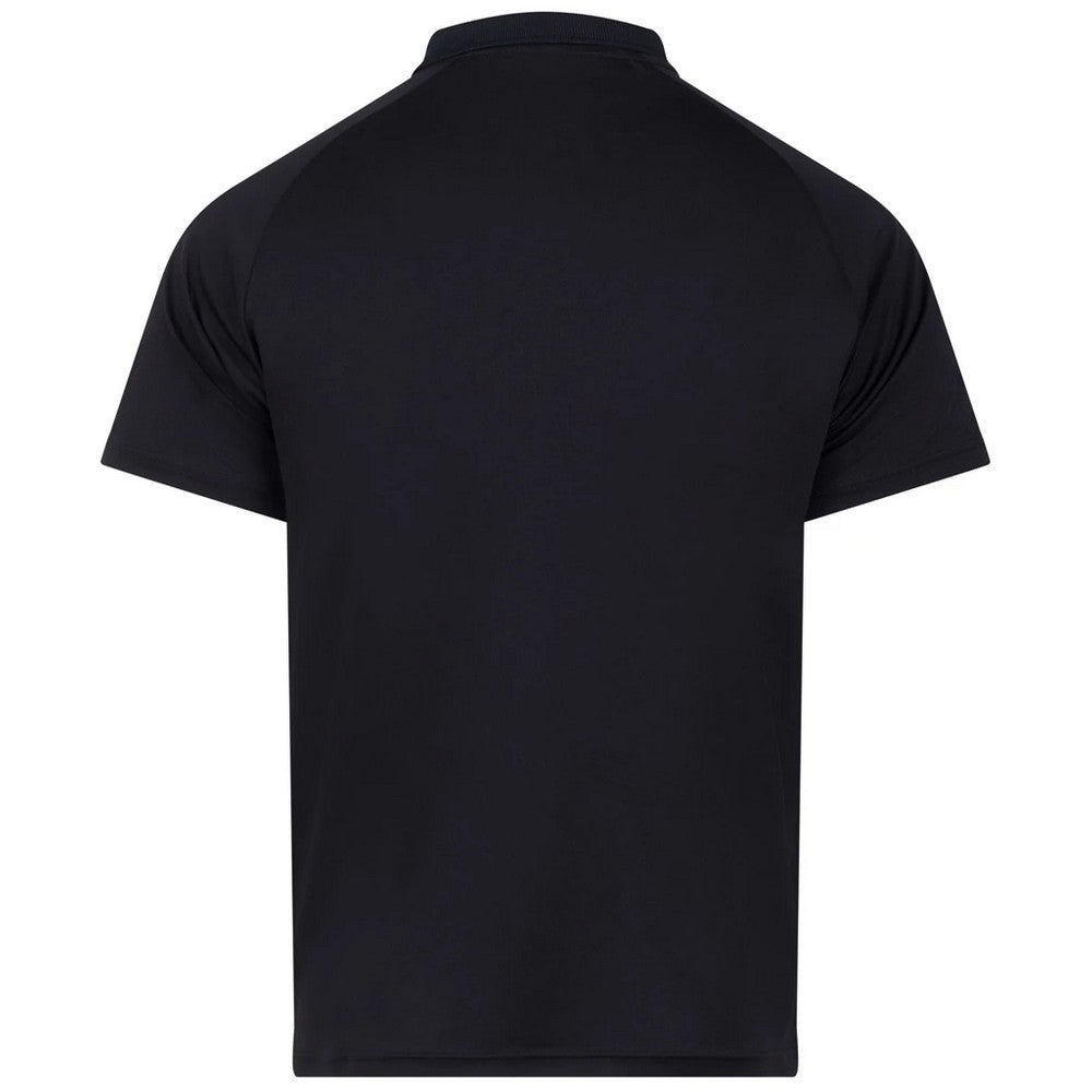 Black - Back - Finden & Hales Mens Team Polo Shirt