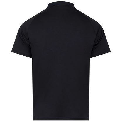 Black - Back - Finden & Hales Mens Team Polo Shirt