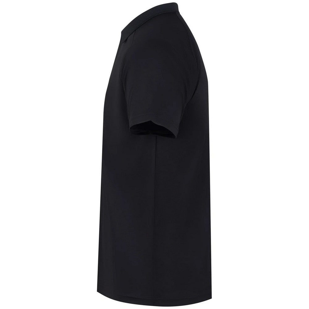 Black - Side - Finden & Hales Mens Team Polo Shirt