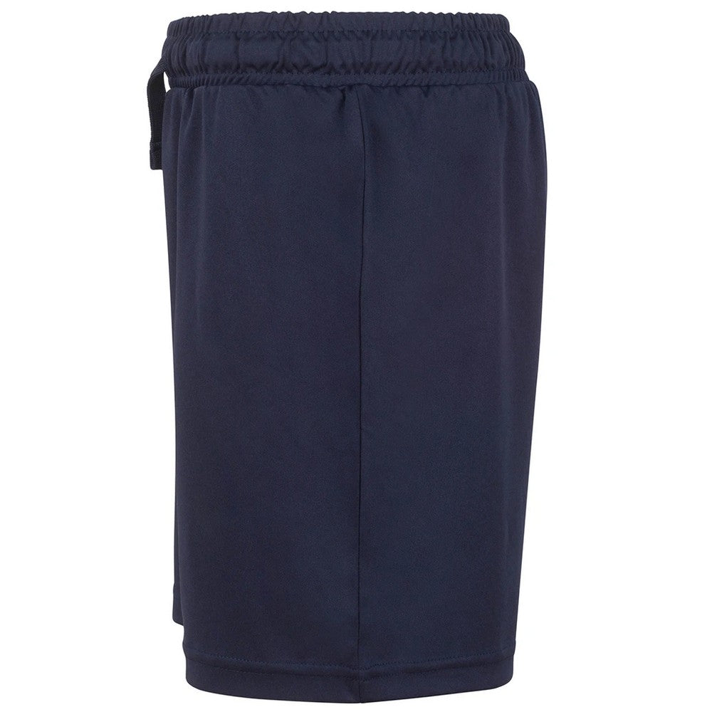 Navy - Side - Finden & Hales Childrens-Kids Team No Pocket Shorts