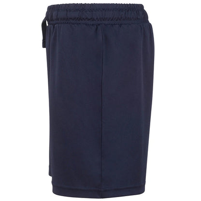 Navy - Side - Finden & Hales Childrens-Kids Team No Pocket Shorts