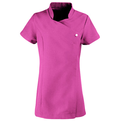 Hot Pink - Front - Premier Ladies-Womens *Blossom* Tunic - Health Beauty & Spa - Workwear