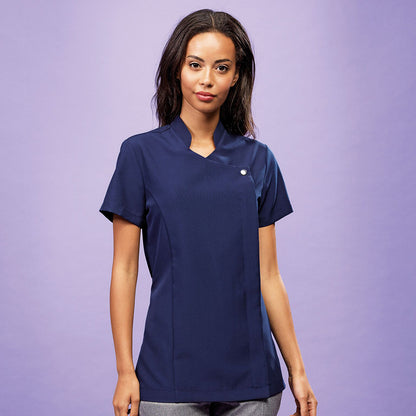 Navy - Lifestyle - Premier Ladies-Womens *Blossom* Tunic - Health Beauty & Spa - Workwear