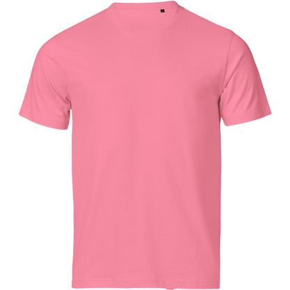 Bubblegum Pink - Front - Tee Jays Unisex Adult Unlabeled Luxury T-Shirt