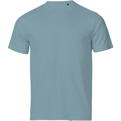 Misty Blue - Front - Tee Jays Unisex Adult Unlabeled Luxury T-Shirt