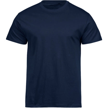 Navy - Front - Tee Jays Mens Unlabeled Enzyme Washed T-Shirt