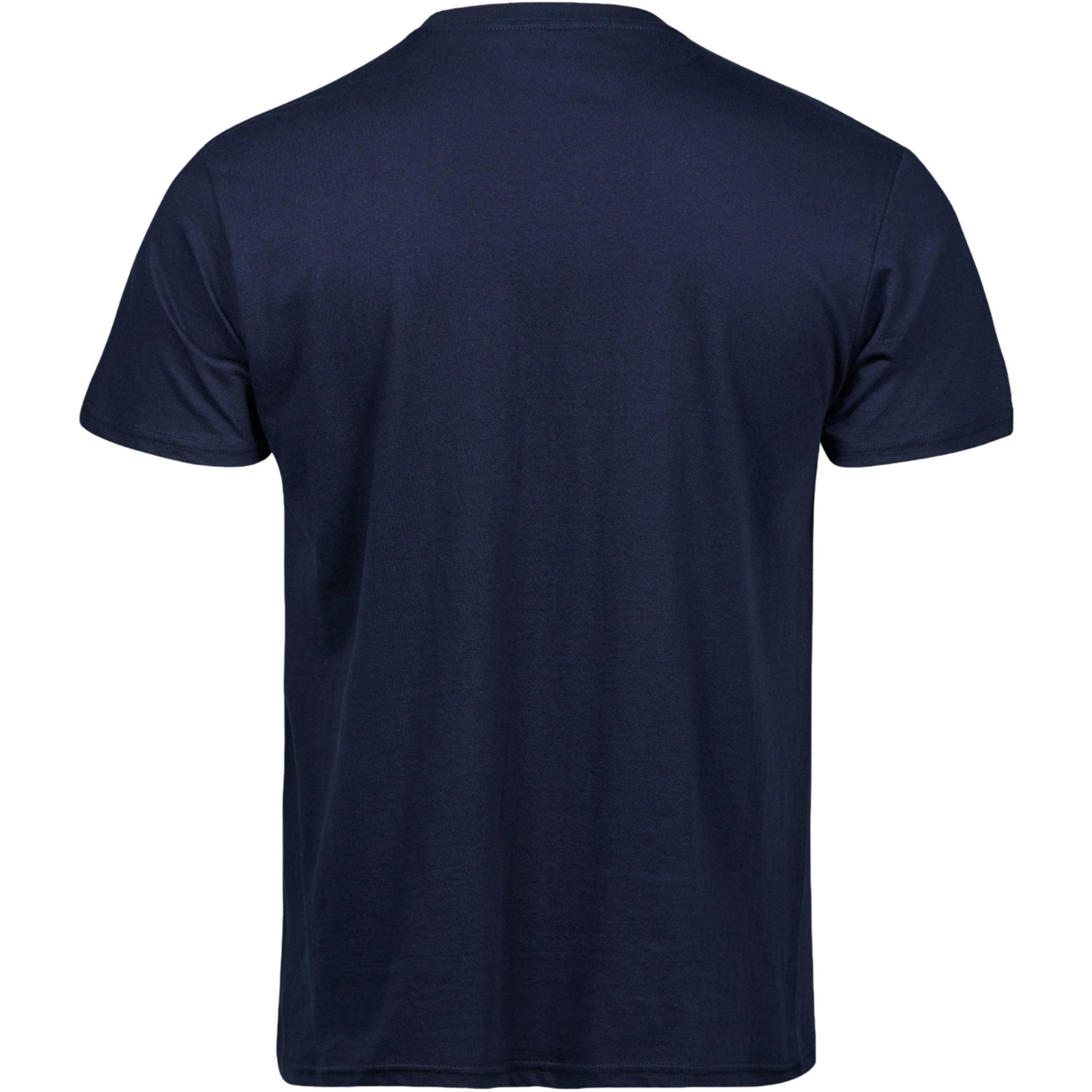 Navy - Back - Tee Jays Mens Unlabeled Enzyme Washed T-Shirt