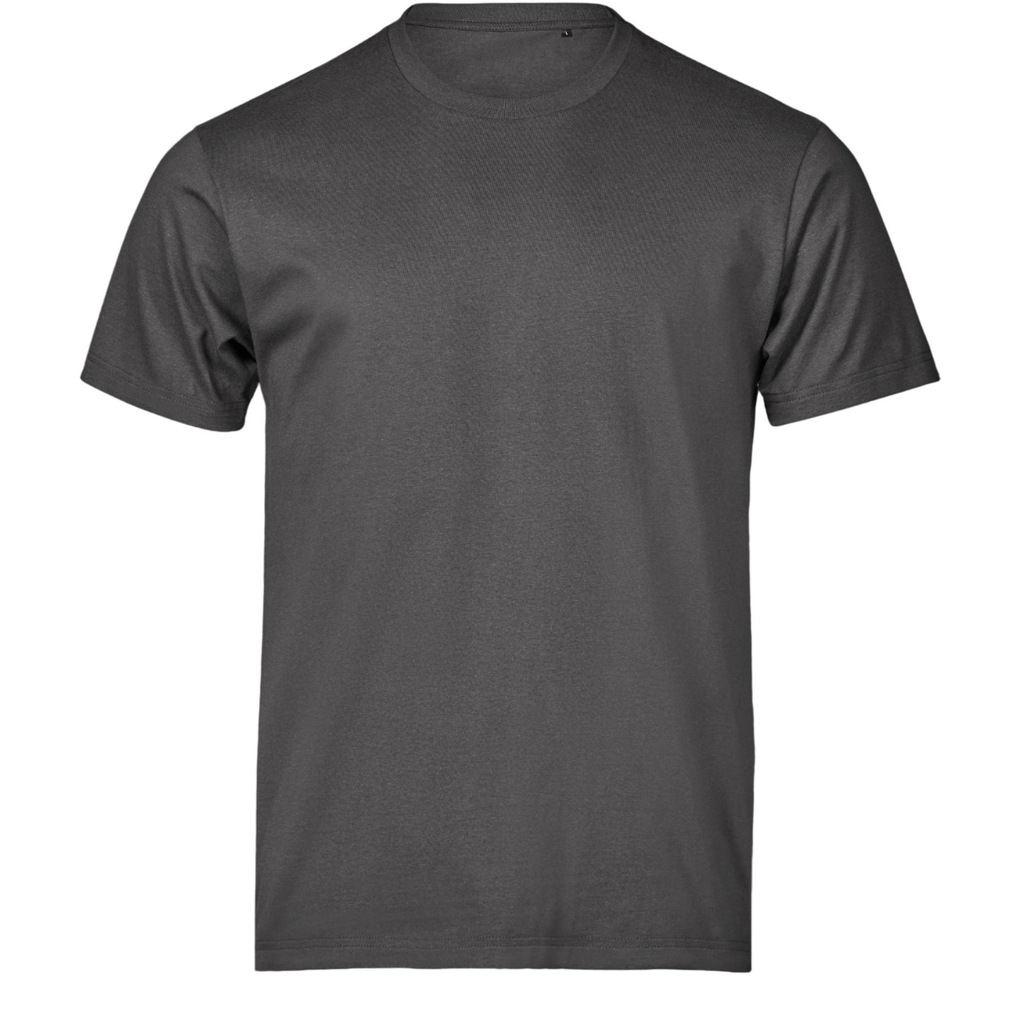 Dark Grey - Front - Tee Jays Mens Unlabeled Enzyme Washed T-Shirt