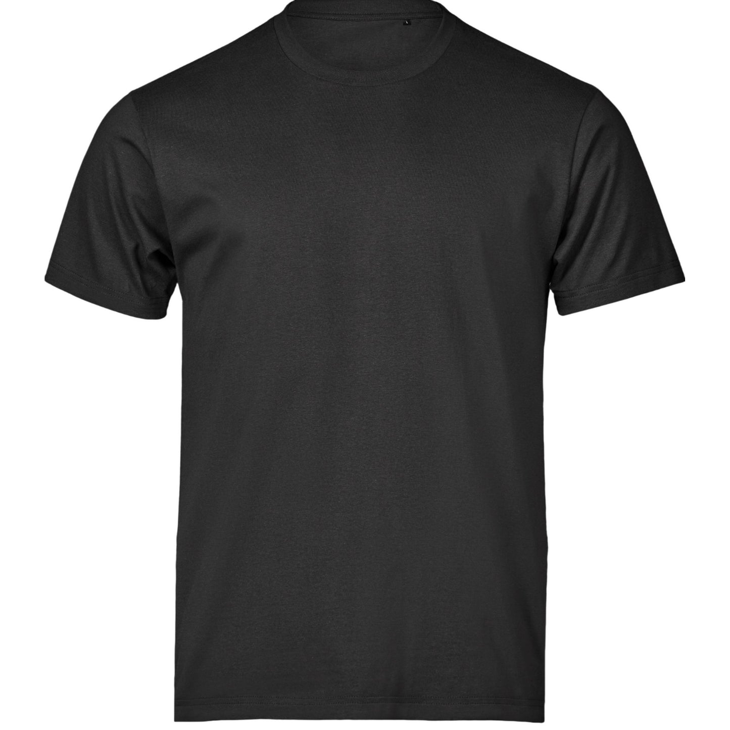 Black - Front - Tee Jays Mens Unlabeled Enzyme Washed T-Shirt
