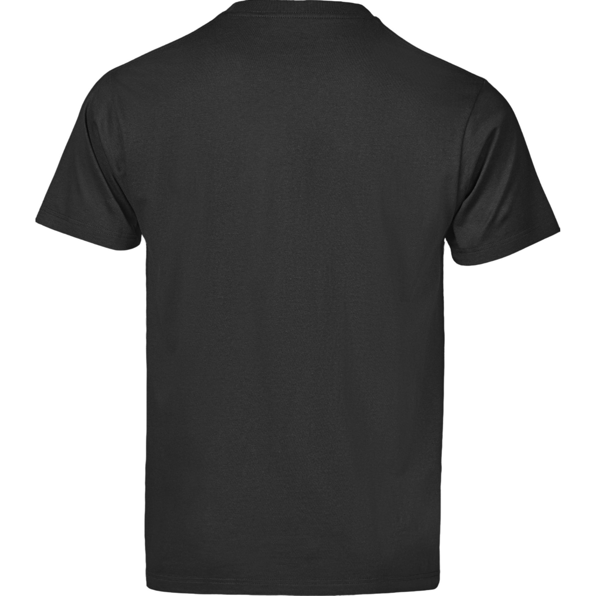Black - Back - Tee Jays Mens Unlabeled Enzyme Washed T-Shirt