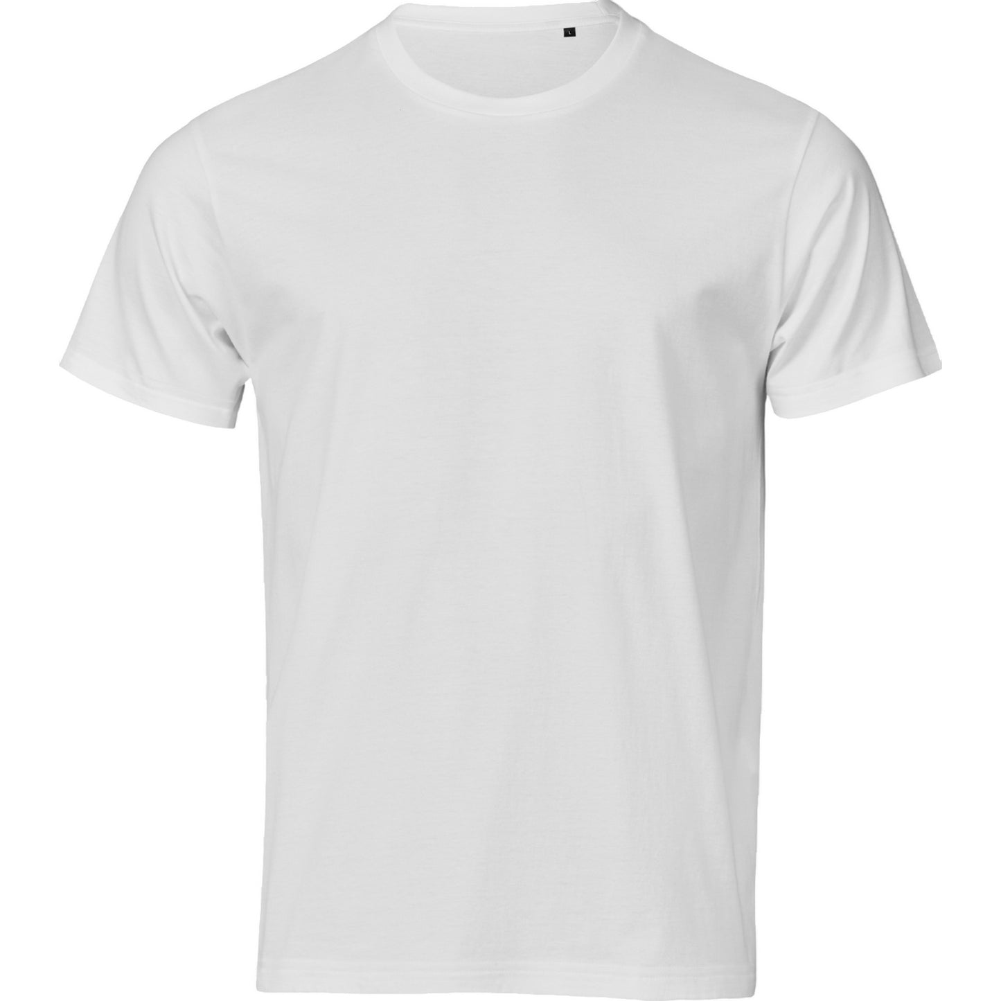White - Front - Tee Jays Mens Unlabeled Enzyme Washed T-Shirt