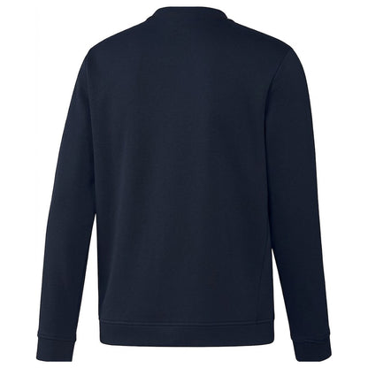 Collegiate Navy - Back - Adidas Unisex Adult Blank Crew Neck Sweatshirt