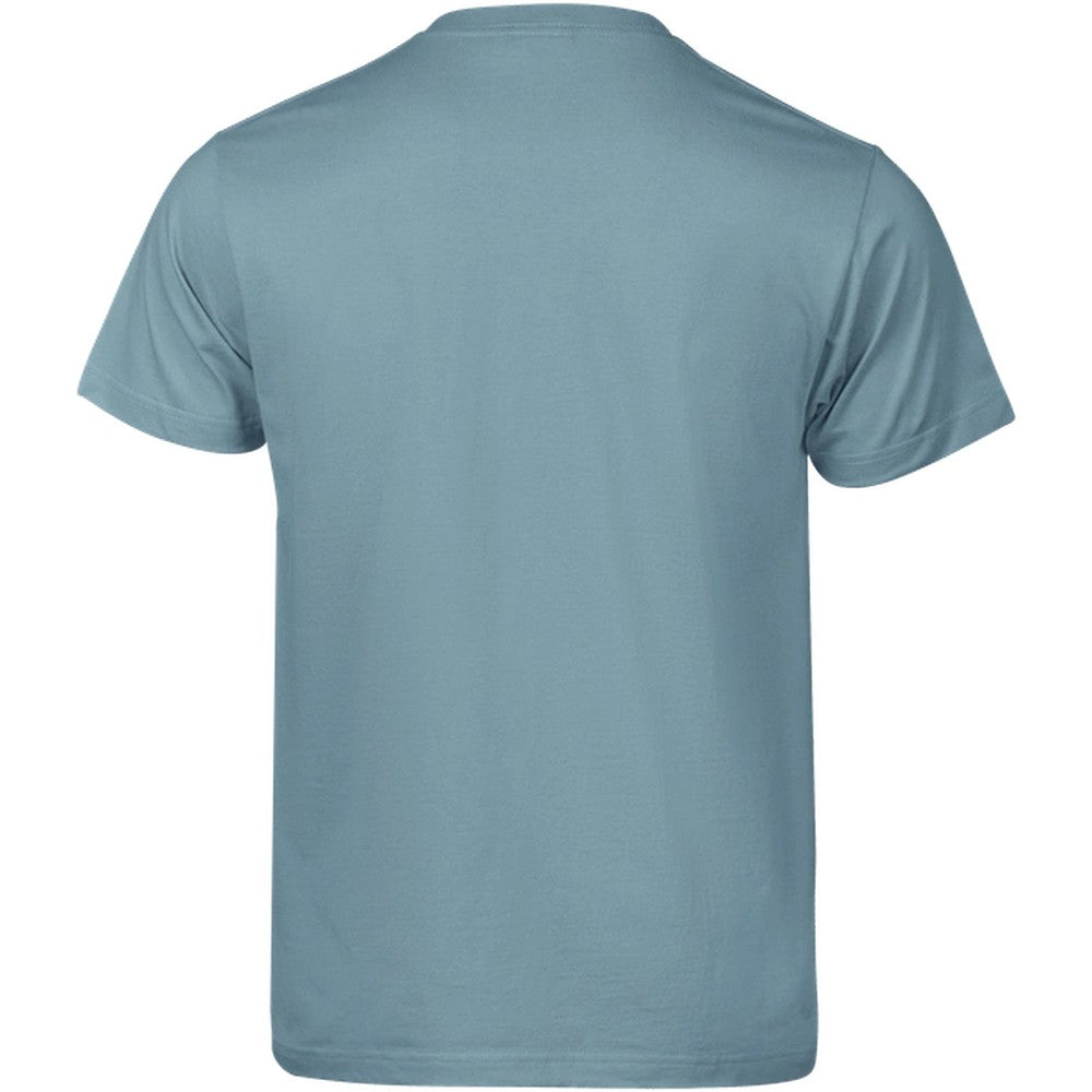 Misty Blue - Back - Tee Jays Mens Soft Heavyweight T-Shirt