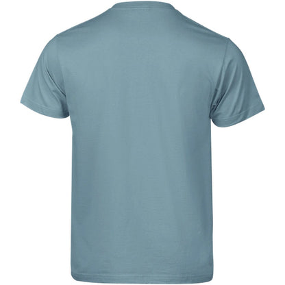 Misty Blue - Back - Tee Jays Mens Soft Heavyweight T-Shirt