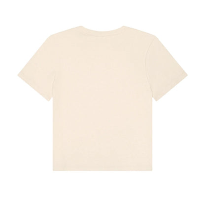 Natural - Back - Bella + Canvas Womens-Ladies Heavyweight Boxy T-Shirt