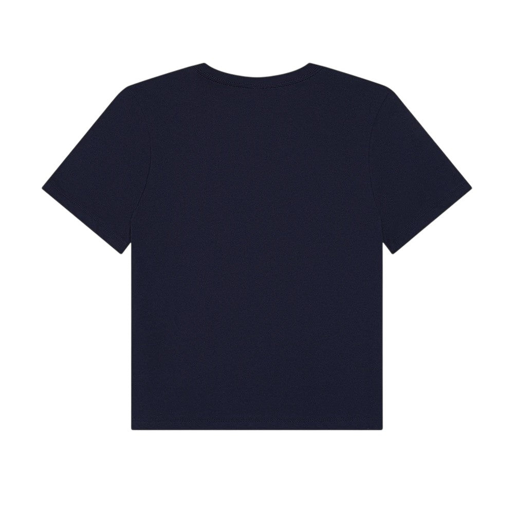 Navy - Back - Bella + Canvas Womens-Ladies Heavyweight Boxy T-Shirt