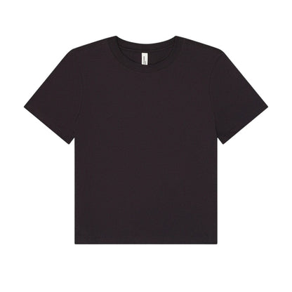 Dark Grey - Front - Bella + Canvas Womens-Ladies Heavyweight Boxy T-Shirt