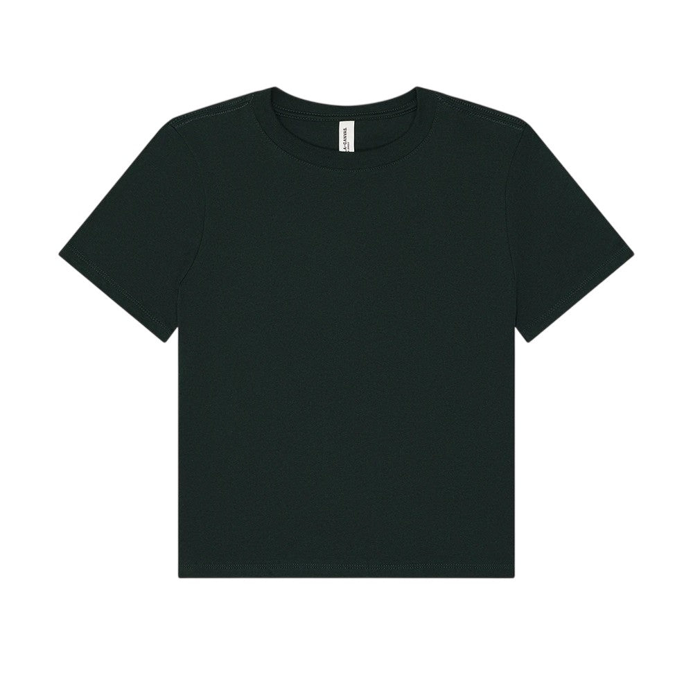 Forest - Front - Bella + Canvas Womens-Ladies Heavyweight Boxy T-Shirt