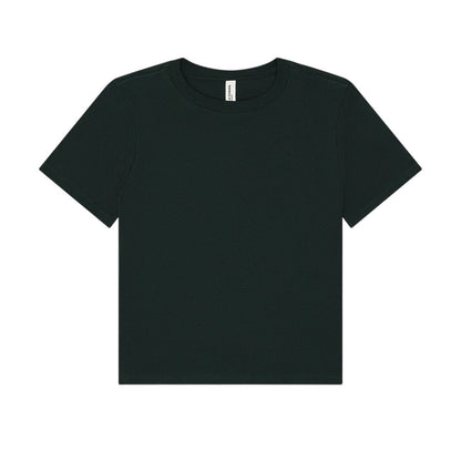 Forest - Front - Bella + Canvas Womens-Ladies Heavyweight Boxy T-Shirt